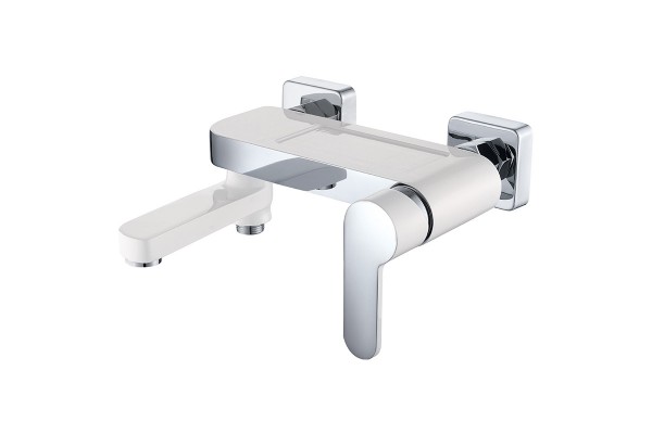 Single lever bath mixer