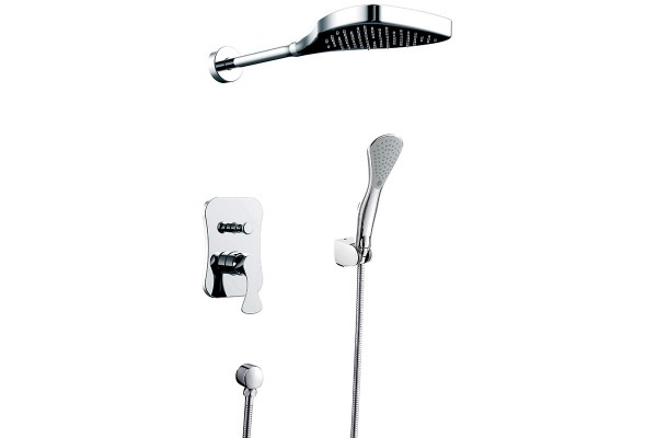 Wall-mounted shower mixer