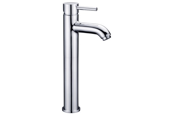 Single lever high basin mixer
