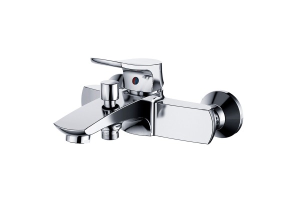 Single lever bath mixer