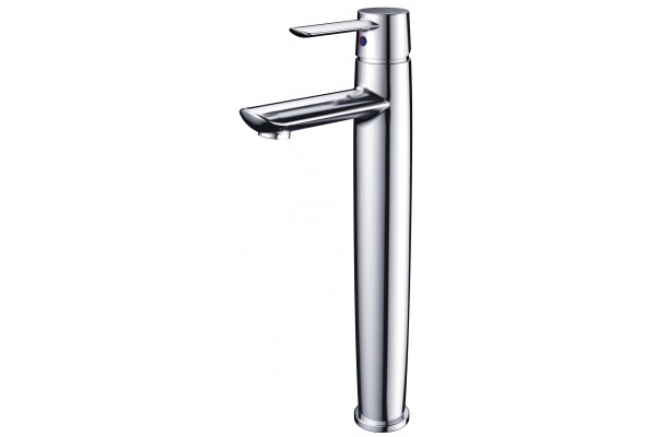Single lever high basin mixer