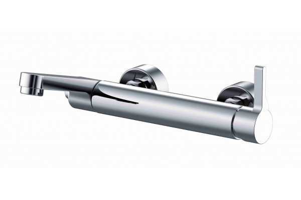 Single lever bath mixer