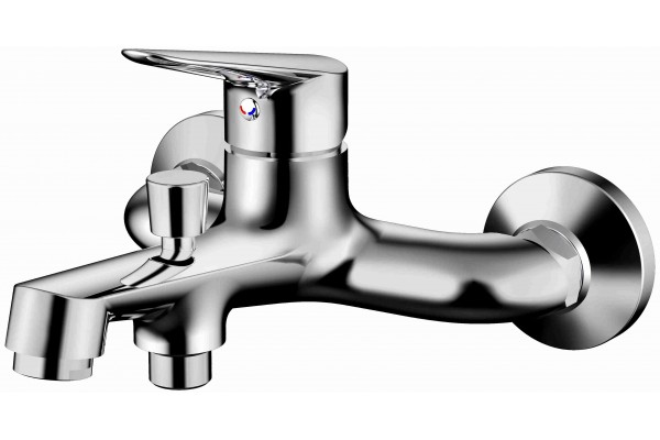 Single lever bath mixer