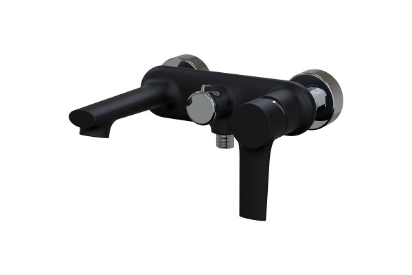 Single lever bath mixer