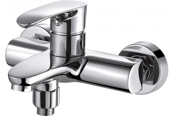 Single lever bath mixer