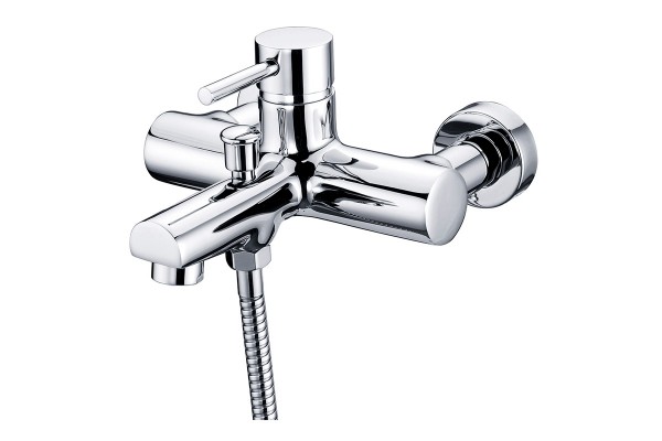 Single lever bath mixer