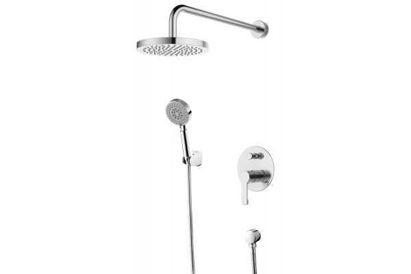 Wall-mounted shower mixer