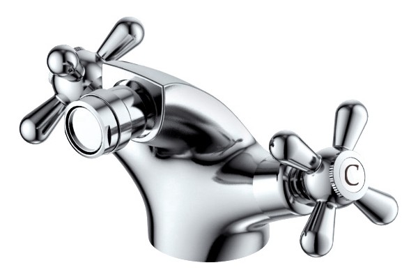 Two handles bidet mixer