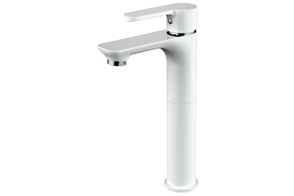 Single lever high basin mixer