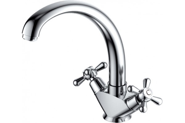 Two handles kitchen mixer