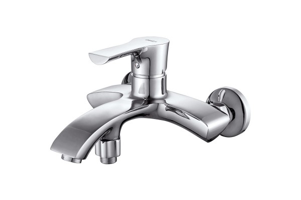 Single lever bath mixer