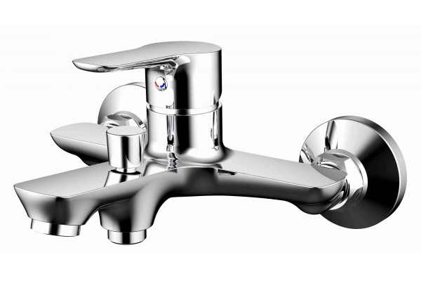 Single lever bath mixer