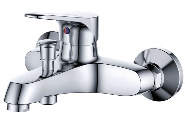 Single lever bath mixer
