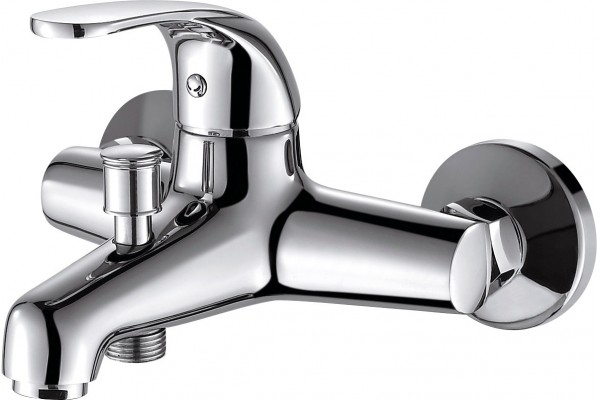 Single lever bath mixer