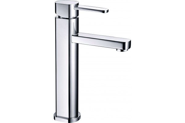 Single lever high basin mixer